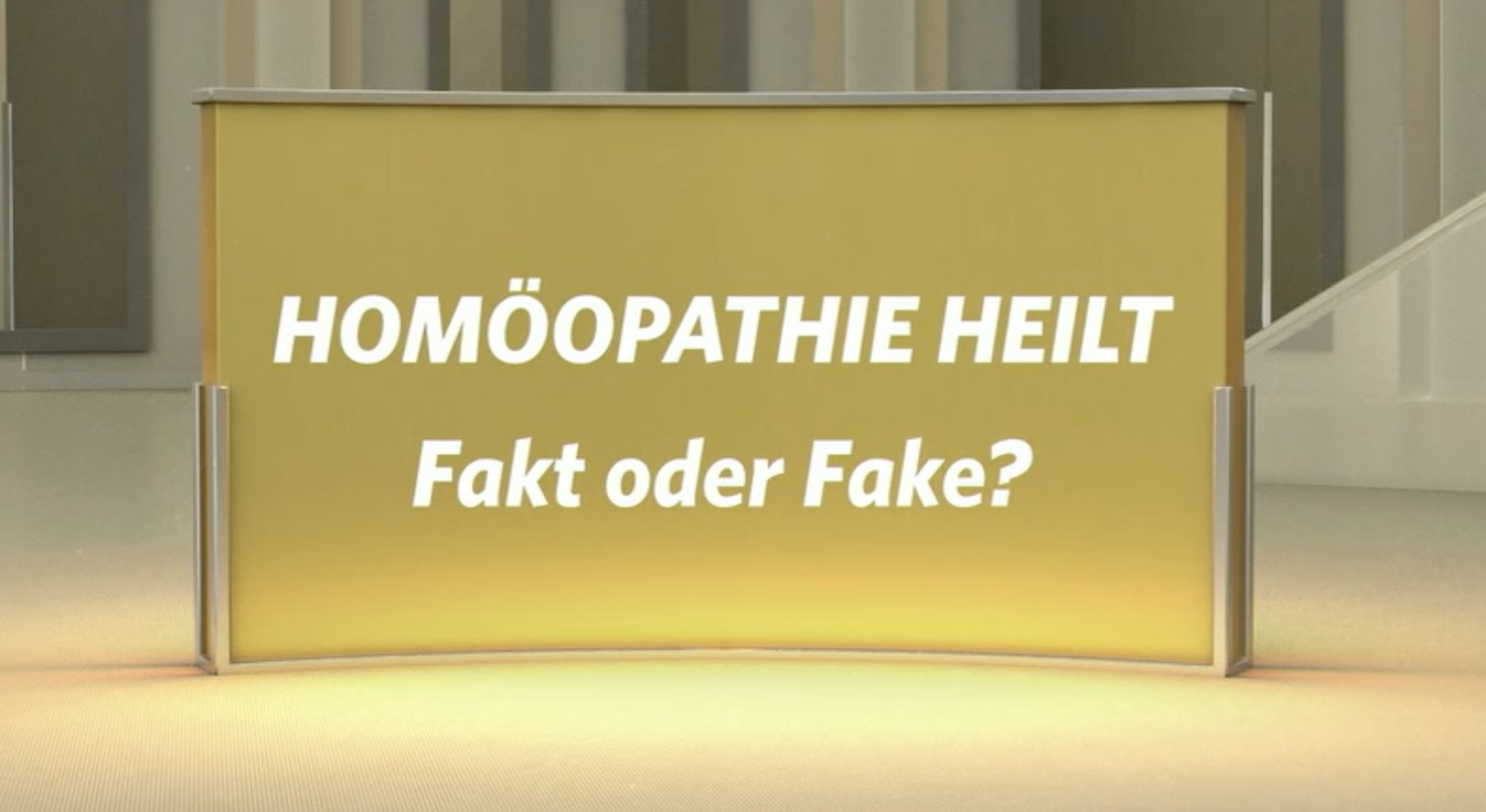 „Heilt Homöopathie?“ bei MERYNS Sprechzimmer, ORF III